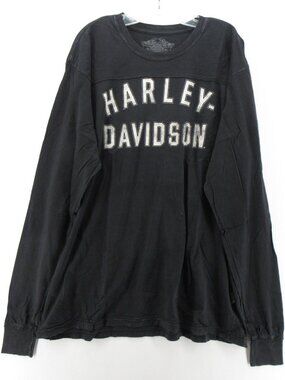 Harley Davidson Shirt XXXL Moto Spell Out Distressed Graphic USA Logo